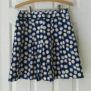Loft polka dot skirt size 0